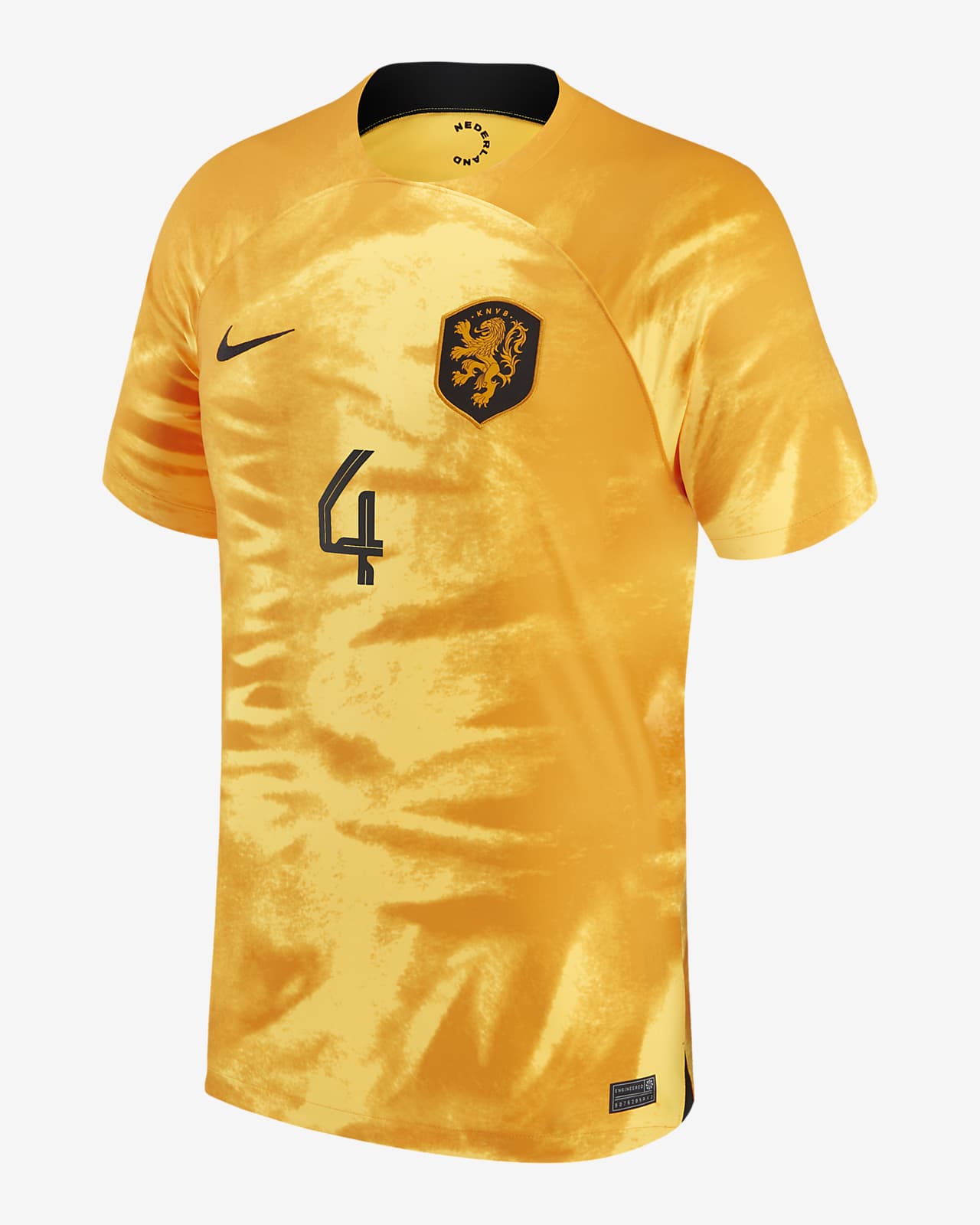 Netherlands 2022/23 Stadium Home Men's Nike Dri-FIT Long-Sleeve Soccer  Jersey.