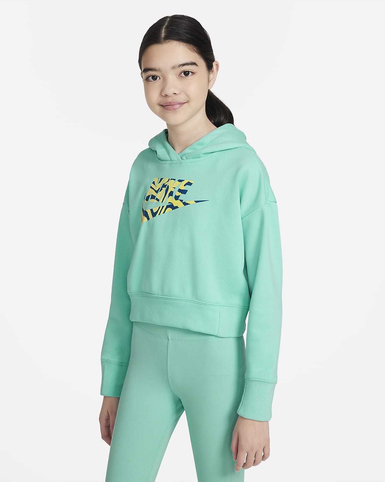 nike cropped hoodie girls