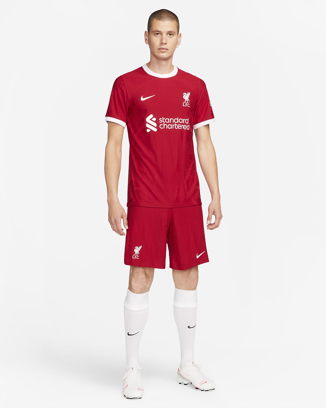 Nike Liverpool FC Strike Dri-FIT Soccer Drill Top 2023/24 - Red, Black &  White