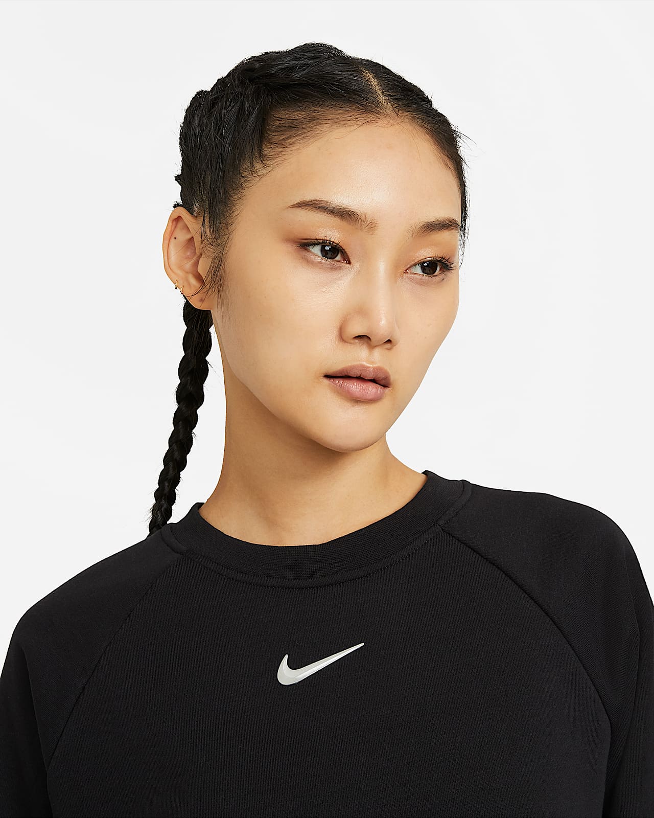 Nike公式 ナイキ スポーツウェア スウッシュ ウィメンズ フレンチ テリー クルー オンラインストア 通販サイト