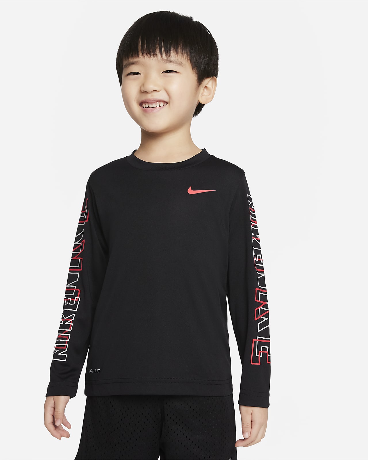 Playera de manga larga infantil Nike Dri-FIT. Nike.com
