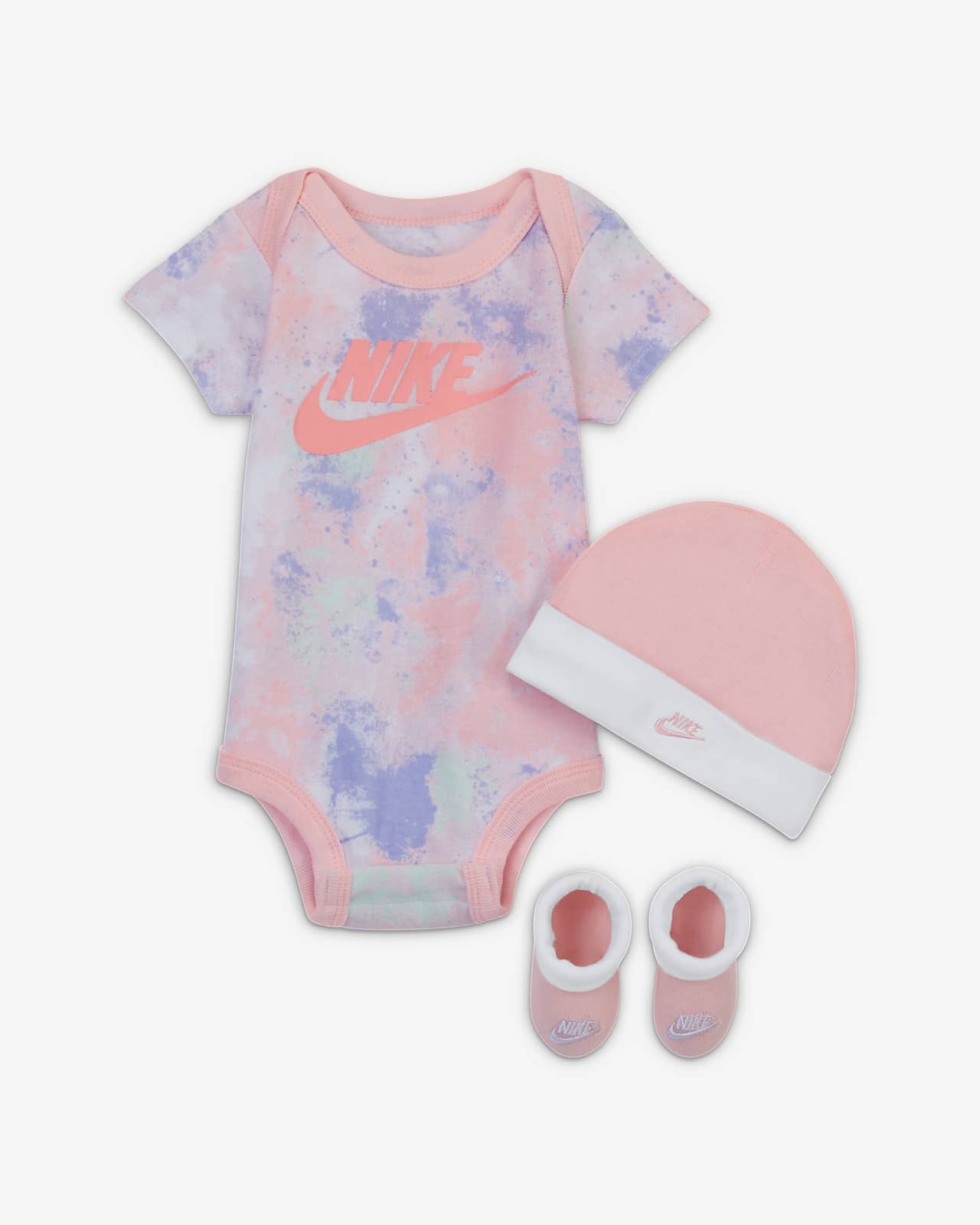Nike Baby Tie-Dye 3-Piece Set.