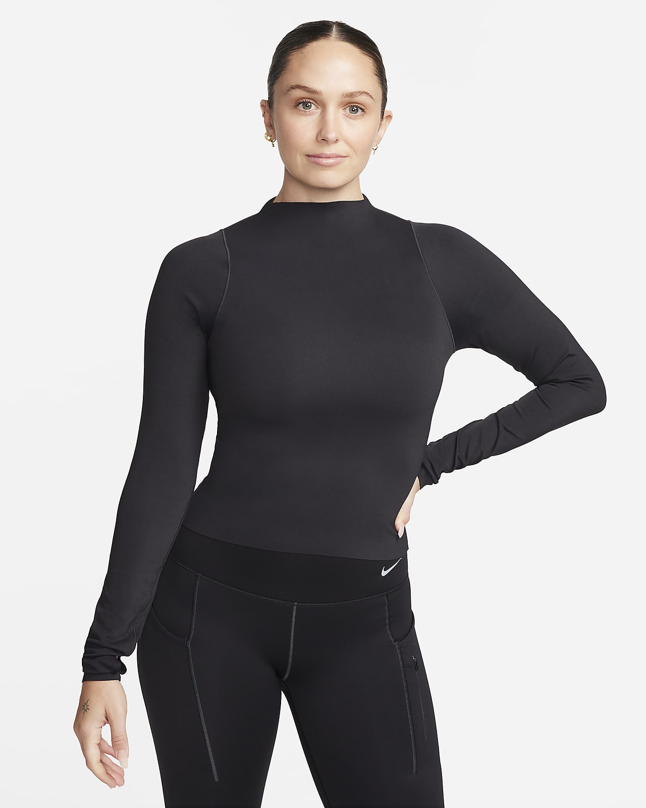 Γυναικεία μακρυμάνικη μπλούζα Dri-FIT Nike Zenvy
