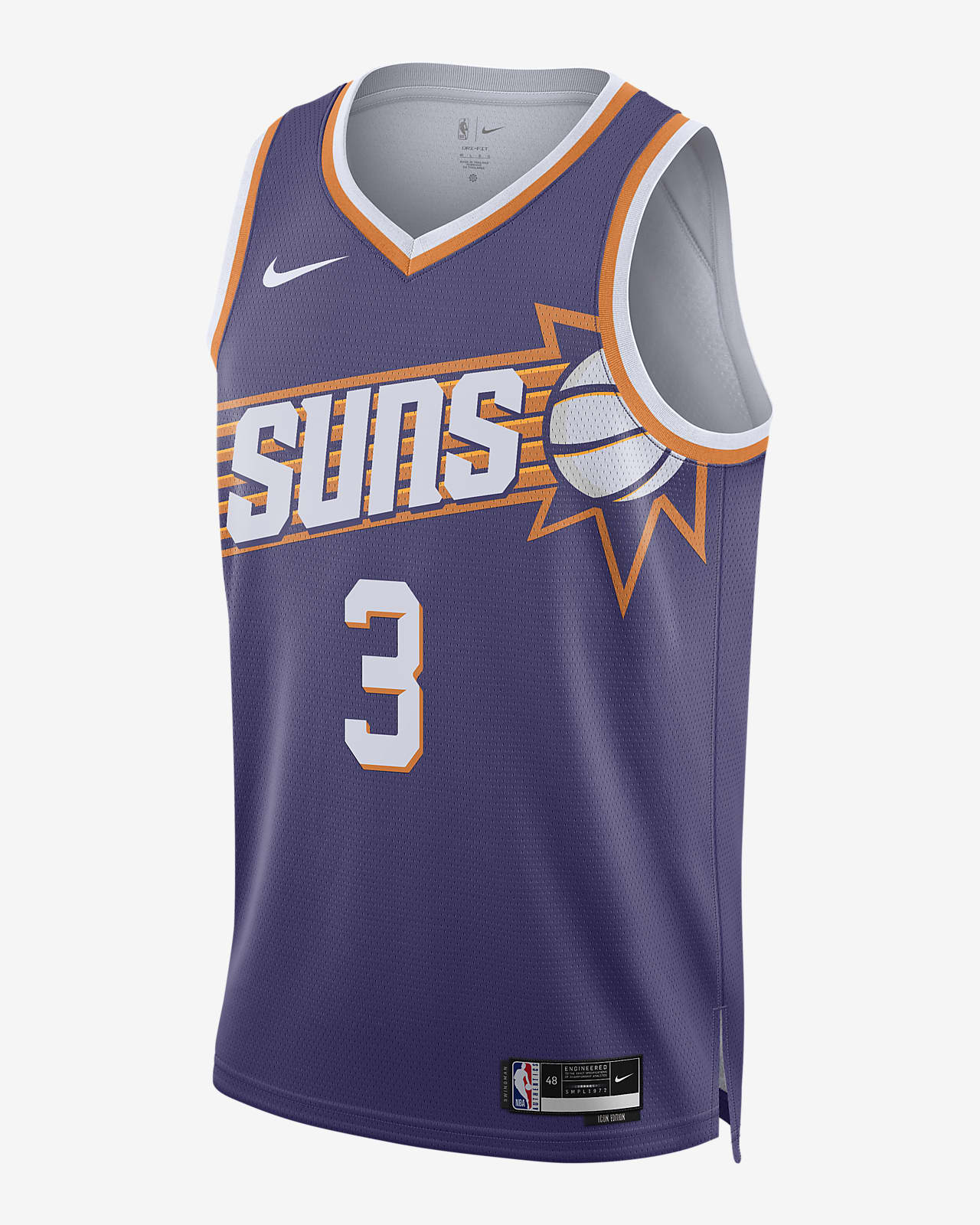 Phoenix Suns 2023/24 Icon Edition Nike Dri-FIT NBA Swingman Jersey. Nike MY