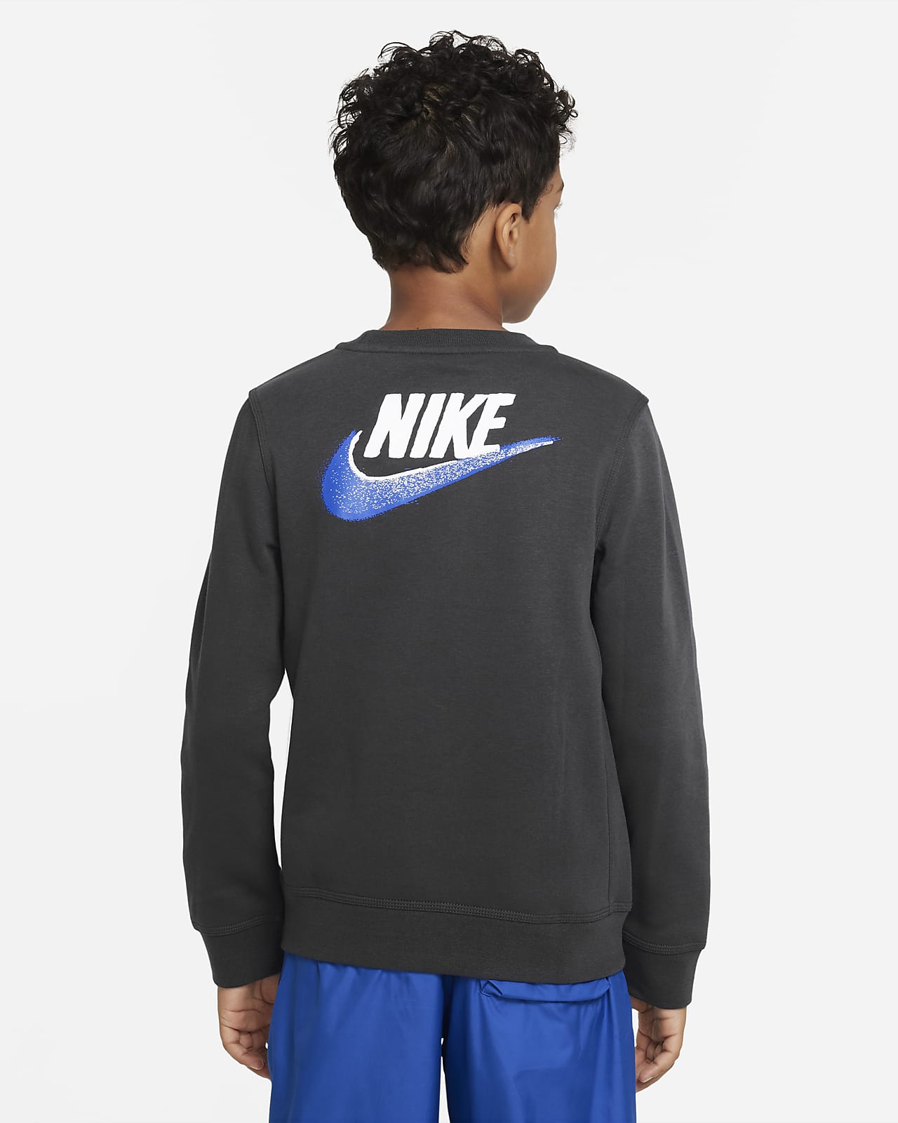 Nike Sportswear Standard Issue Fleece sweatshirt voor jongens. Nike NL