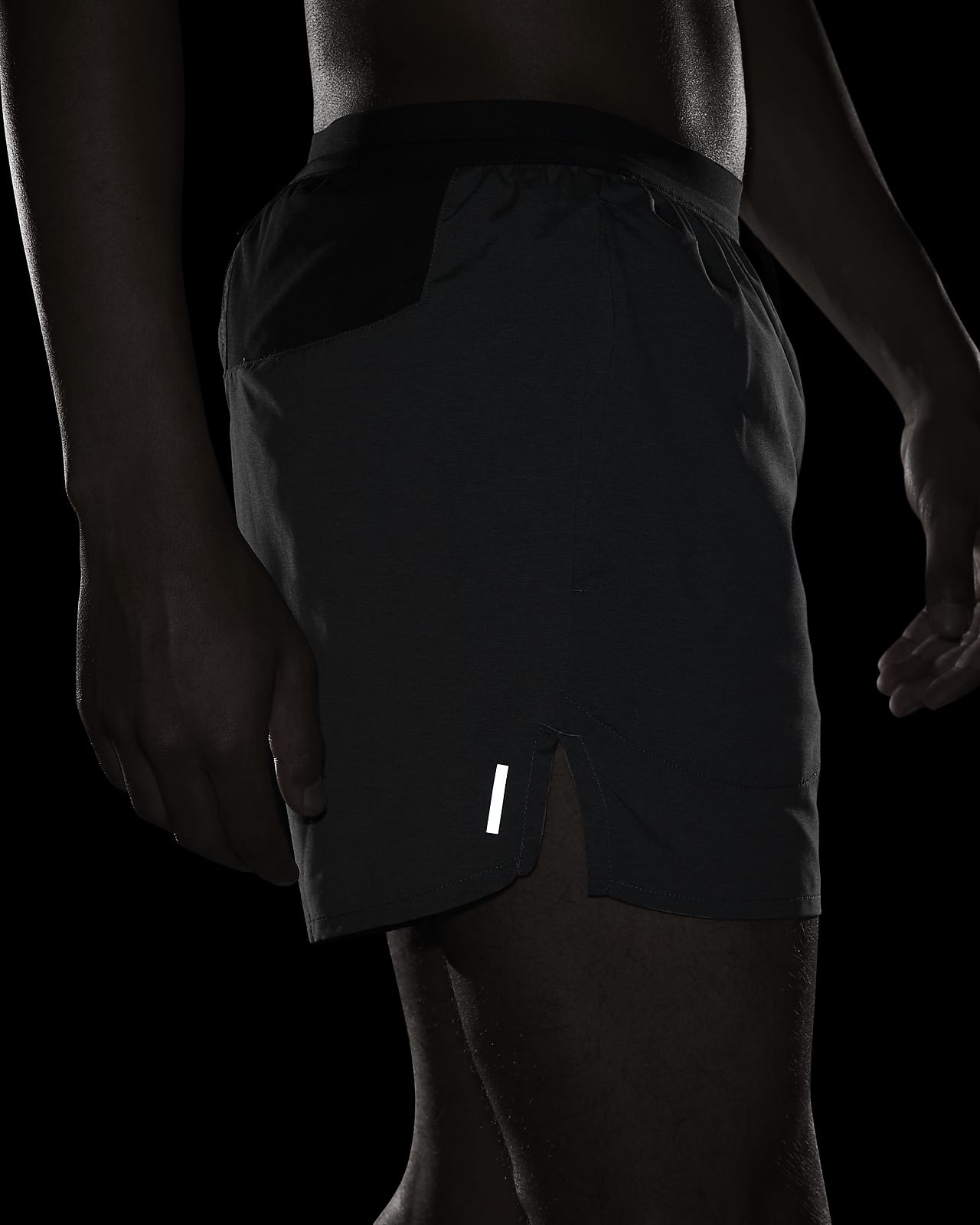 nike flex stride iron grey