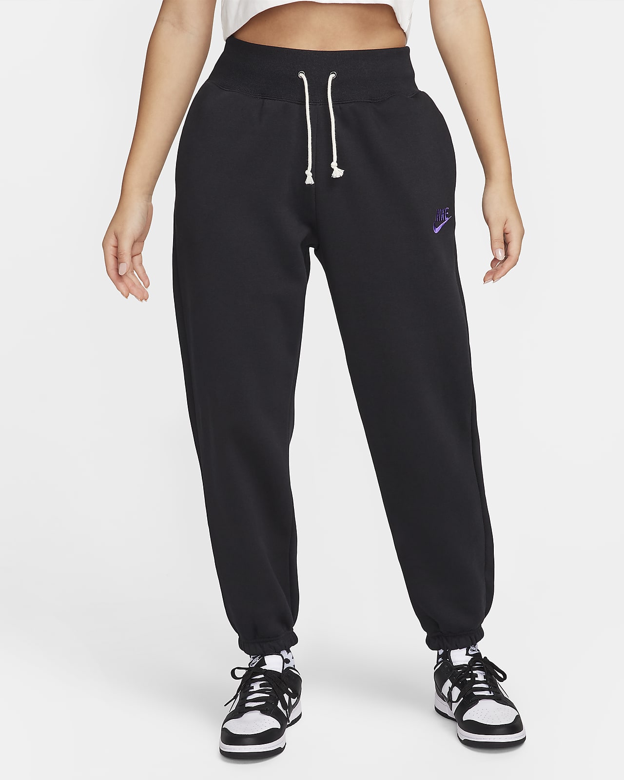 Nike Sportswear Women's High-Waisted Oversized Fleece Tracksuit Bottoms
