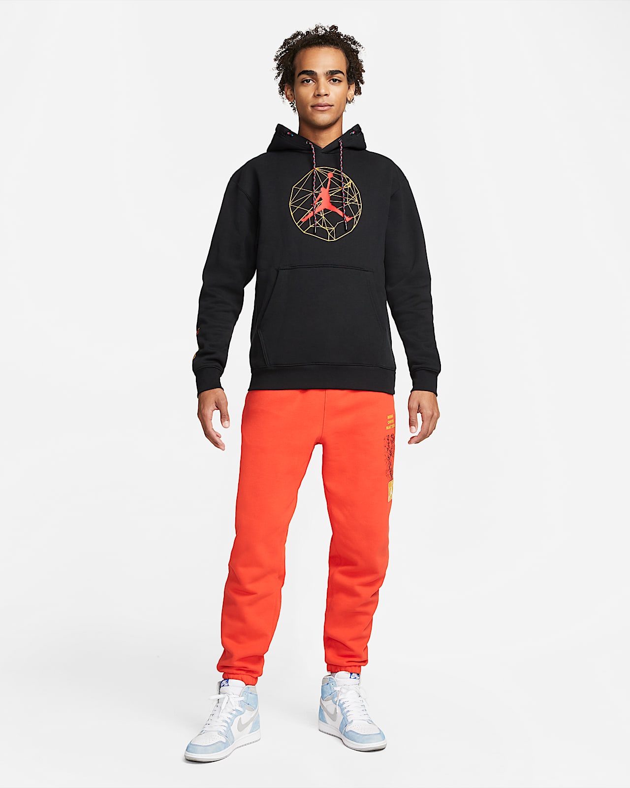 essentials graphic pullover hoodie