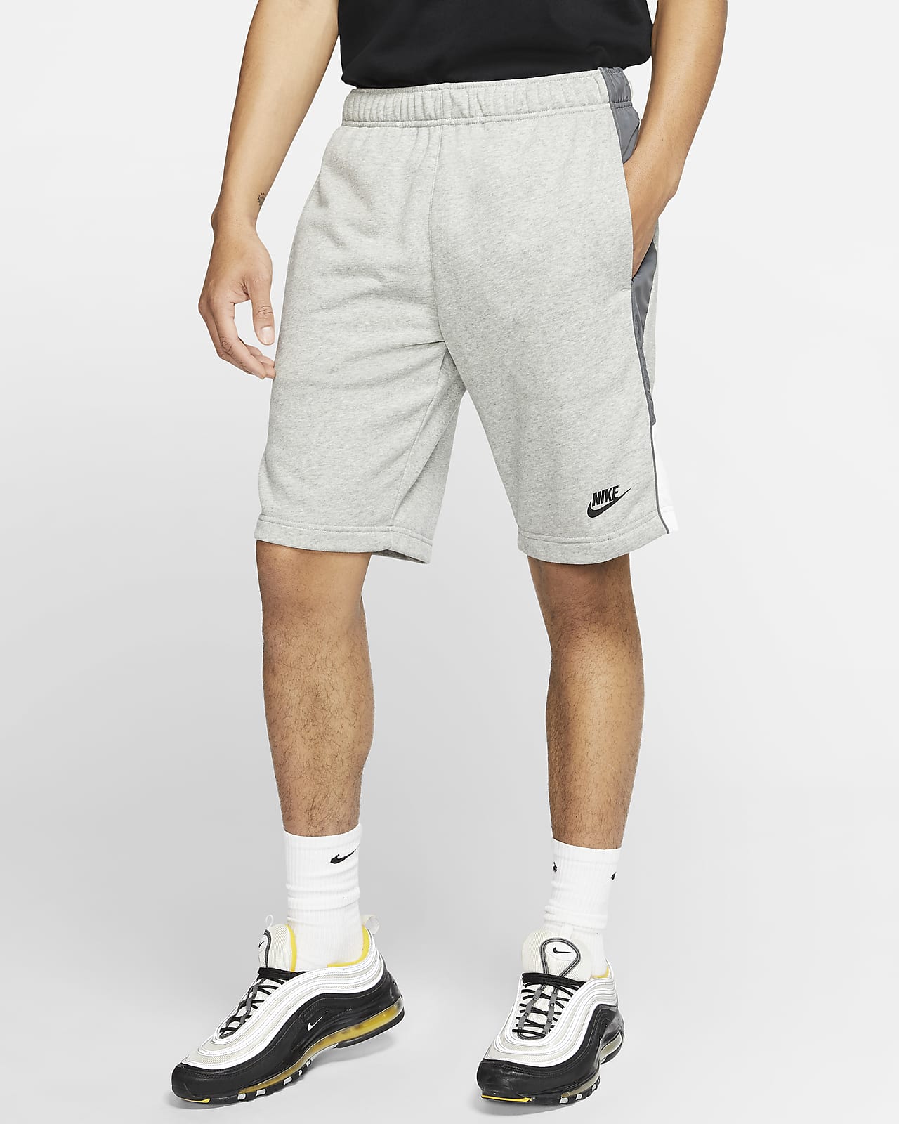 men's french terry shorts nike sportswear