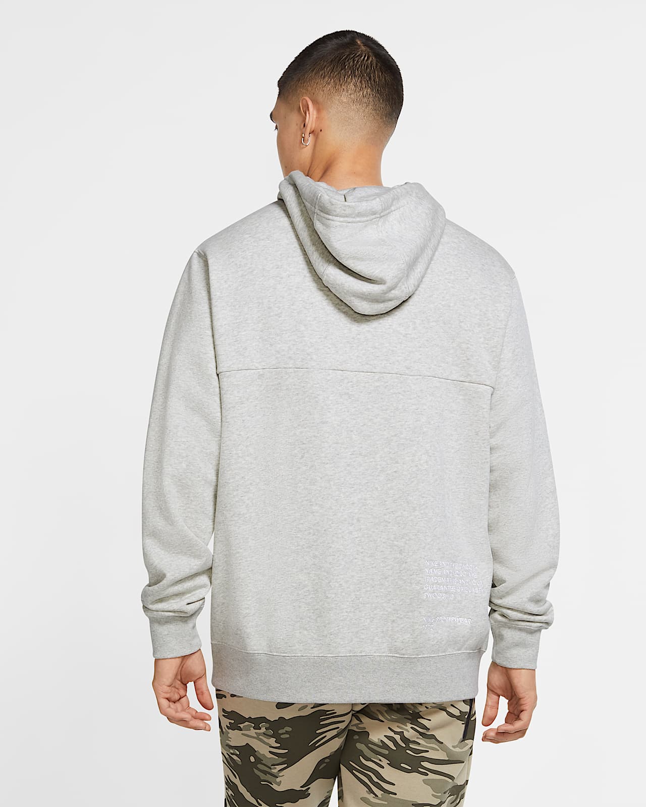 nike grey sweater mens