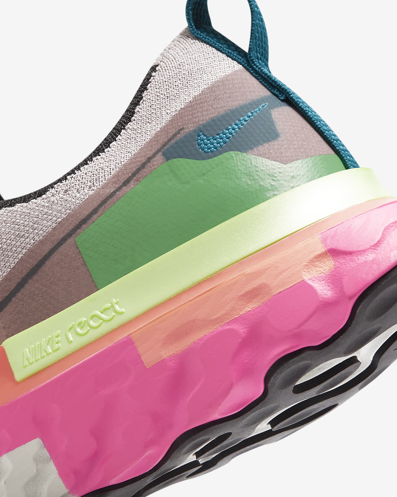 nike react colourful