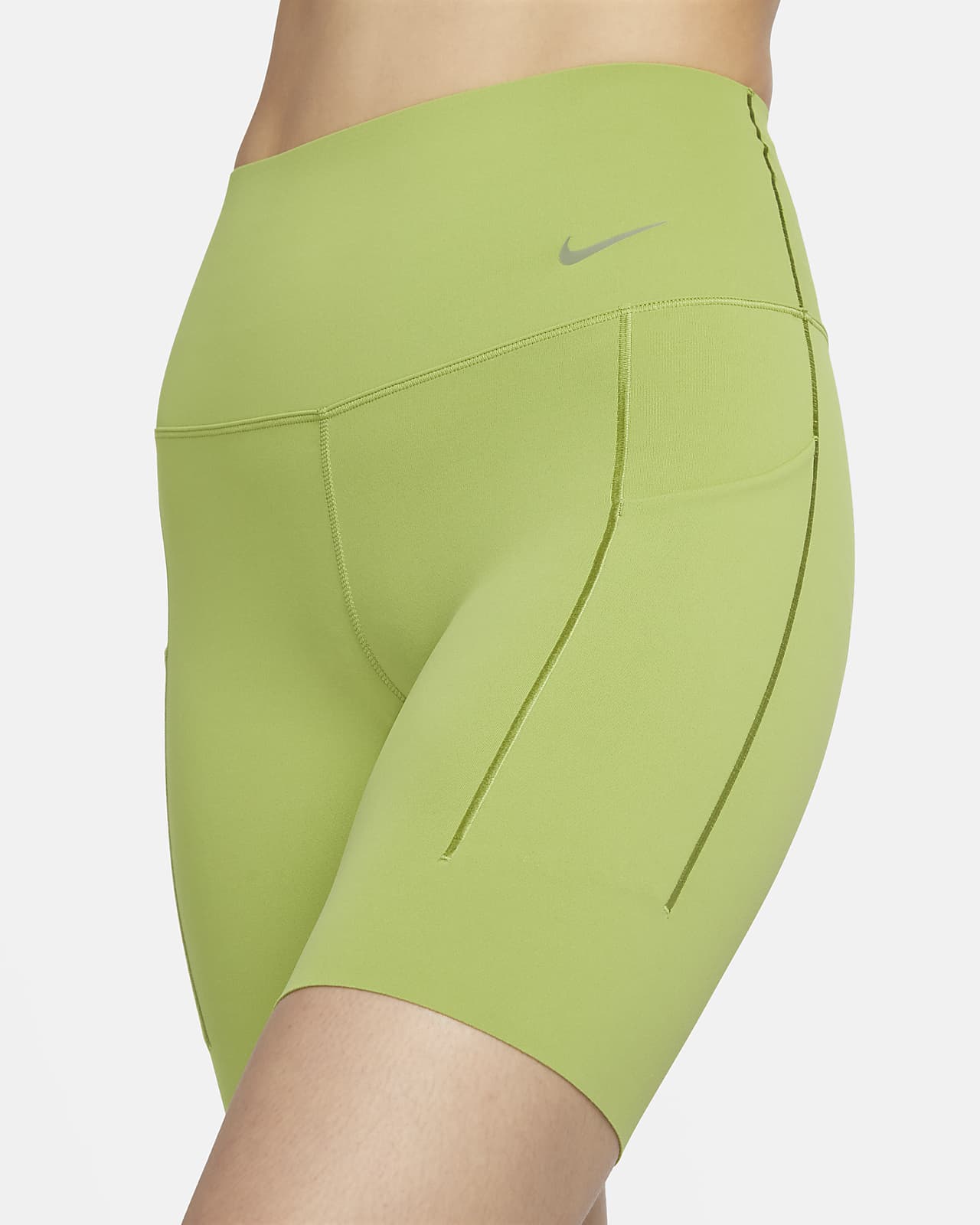 Nike Universa Women's Medium-Support High-Waisted 20cm (approx.) Biker  Shorts with Pockets (Plus Size). Nike CA