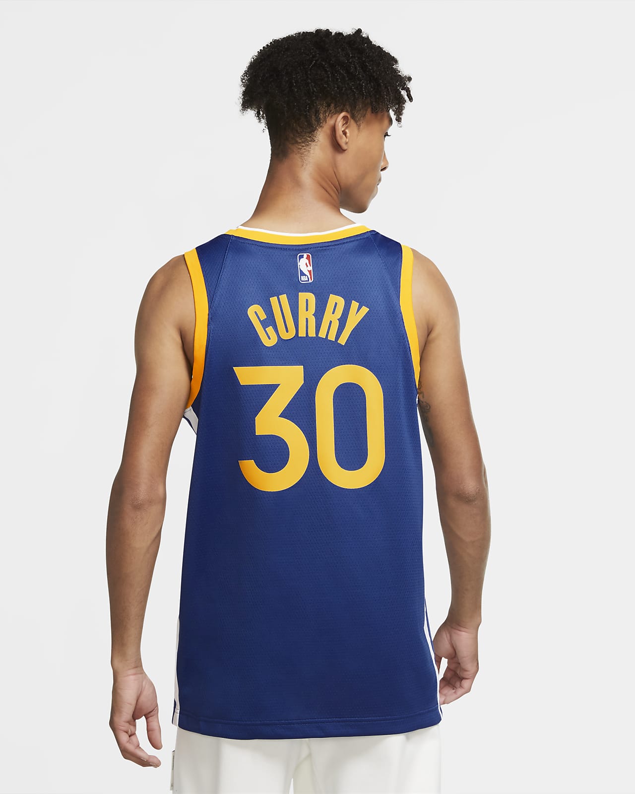 Stephen Curry Golden State Warriors Icon Edition Youth Swingman
