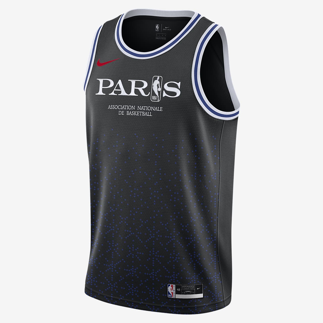 Promover En segundo lugar Centro de niños Paris Swingman Men's Nike NBA Jersey. Nike AE
