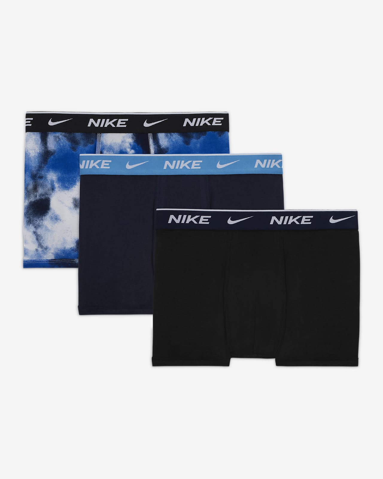 Nike Everyday Big Kids' Dri-FIT Boxer Briefs (3-Pack)