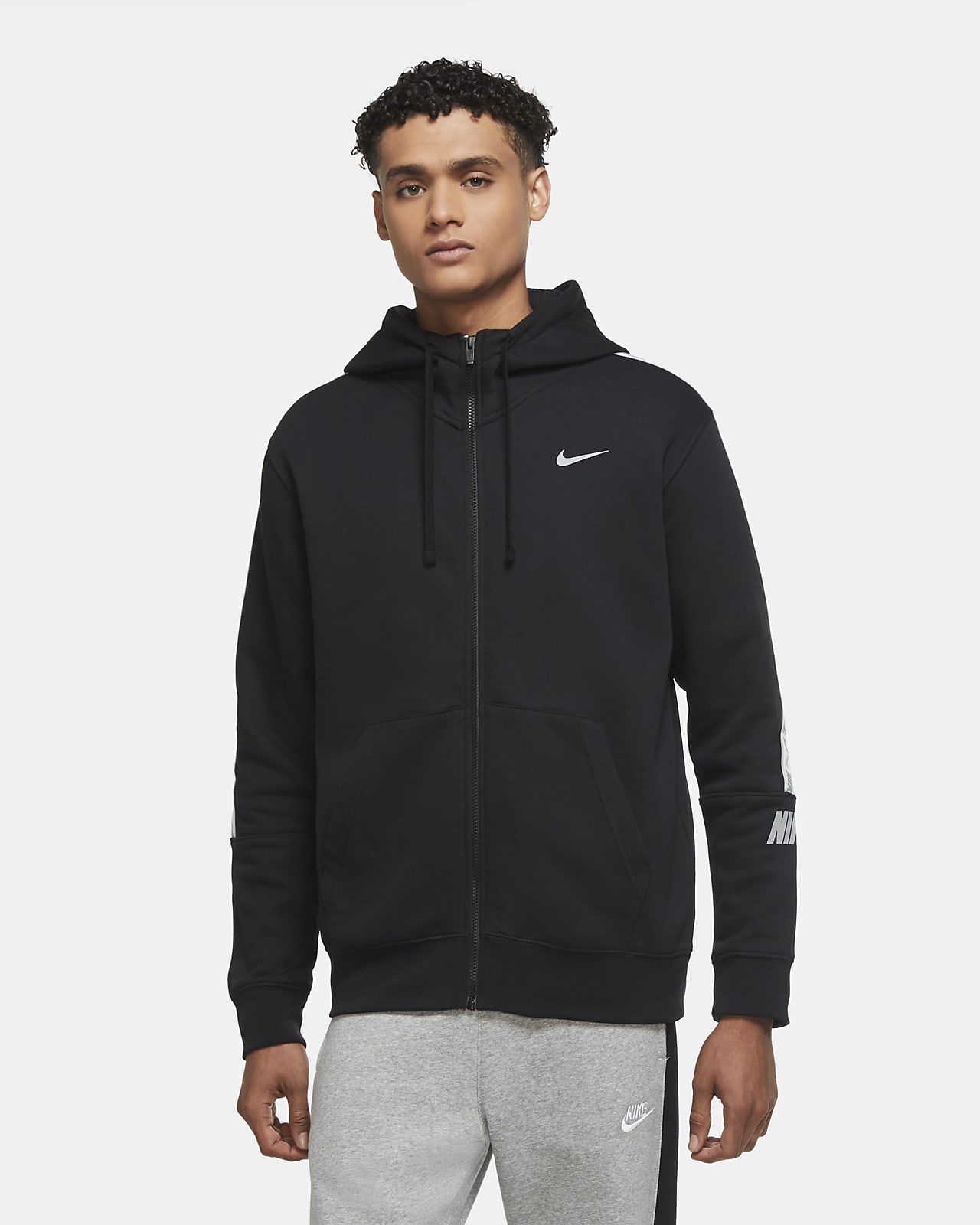 Nike Sportswear Fleece-Hoodie mit durchgehendem Reißverschluss für Herren