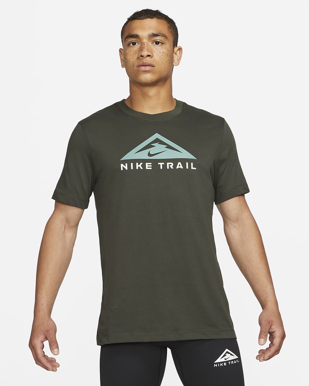 nike trail t shirt black