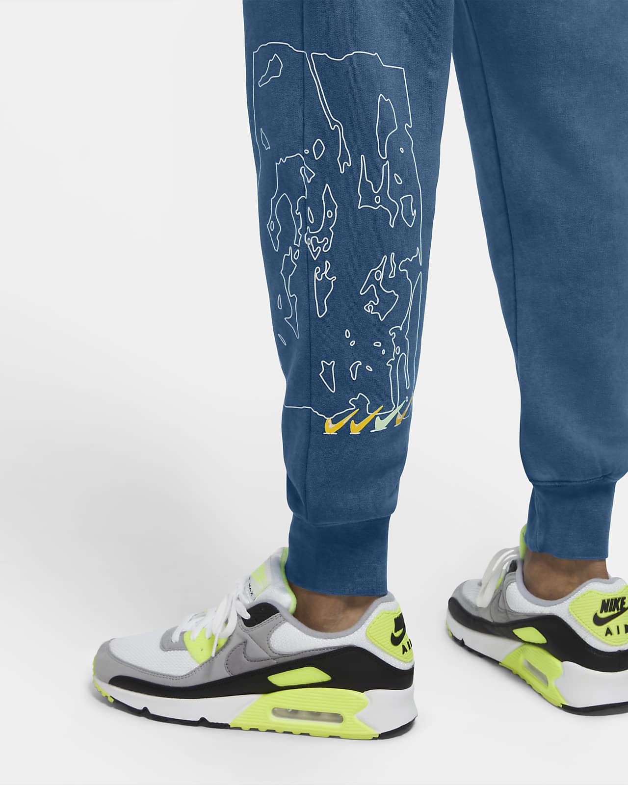 green nike pants mens