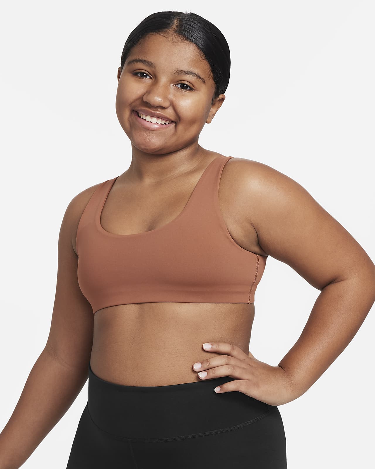 Big Teen Chubby - Nike Dri-FIT Alate All U Big Kids' (Girls') Sports Bra (Extended Size).  Nike.com