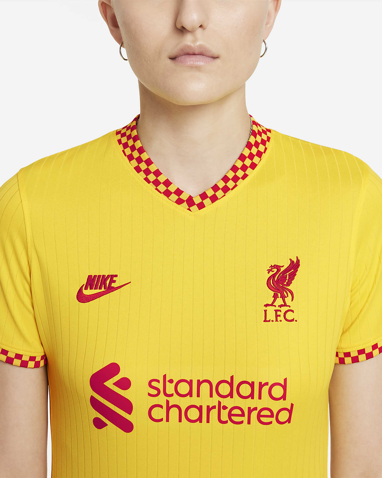 Jersey de fútbol Nike Dri-FIT para mujer del Liverpool FC alternativo  2021/22 Stadium. Nike MX