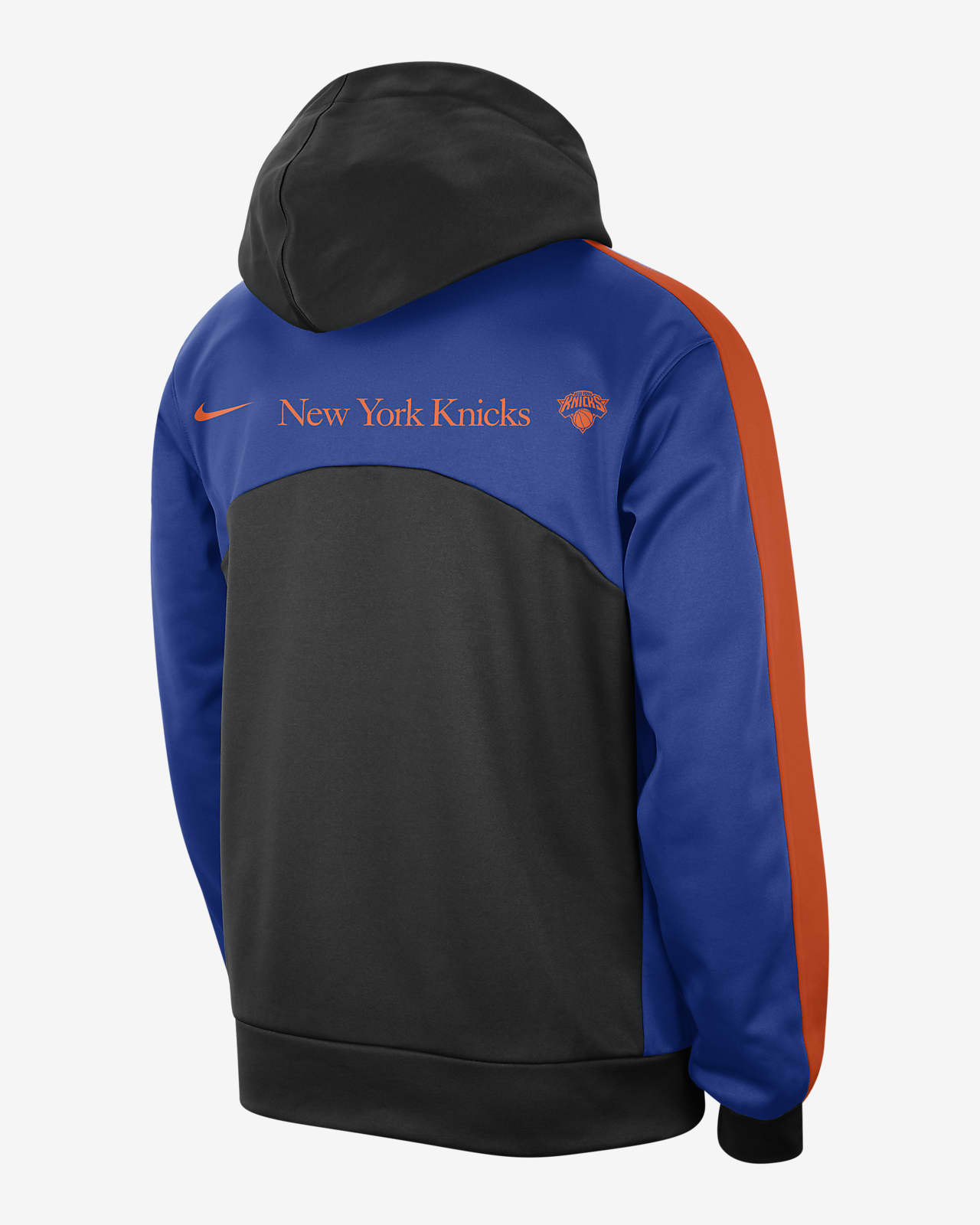 Sudadera con gorro Nike Therma FIT de la NBA con gr fico para hombre New York Knicks Starting 5