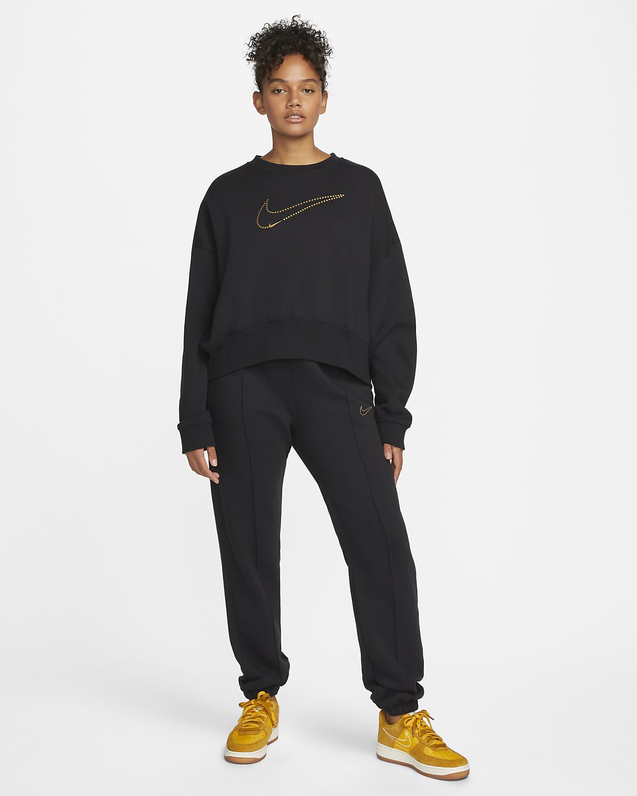 Felpa metallizzata in fleece Nike Sportswear - Donna. Nike IT
