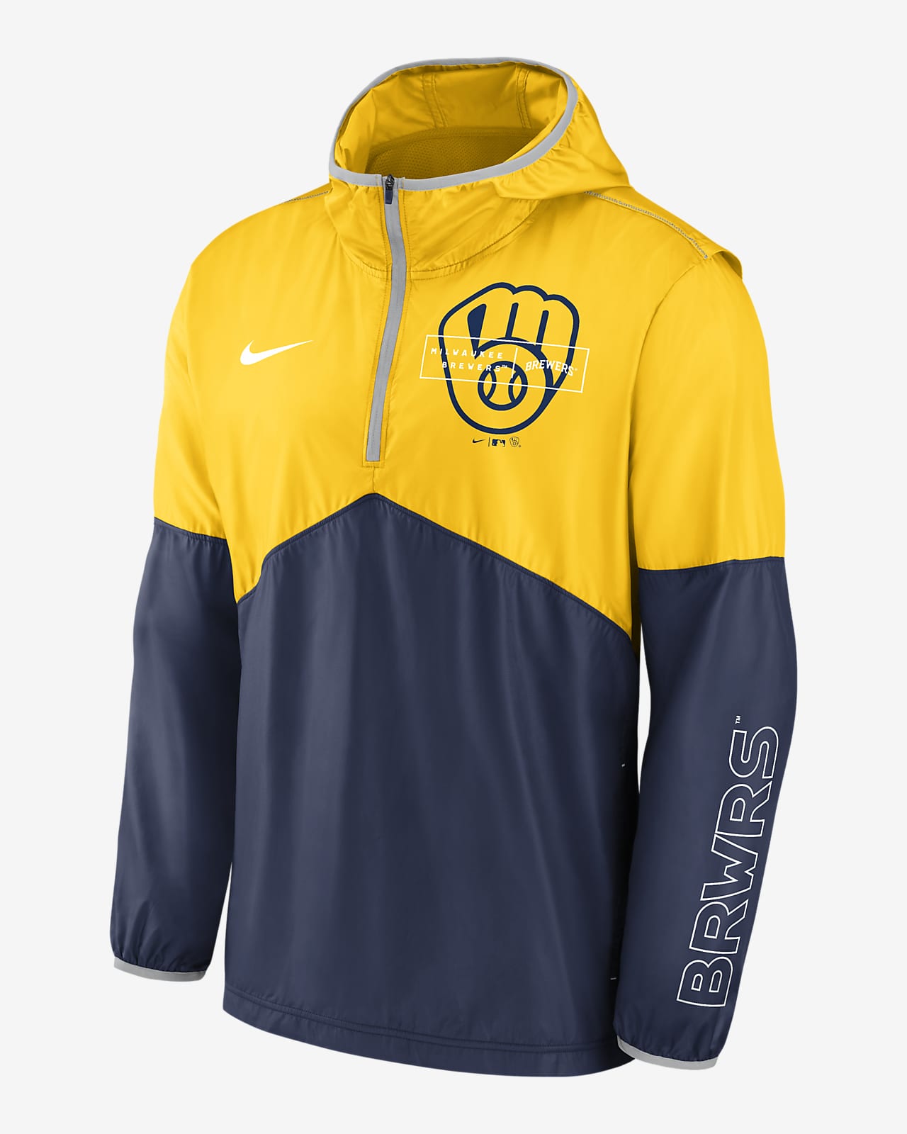 Nike Statement Ballgame (MLB Milwaukee Brewers) Men's Pullover Hoodie. Nike .com