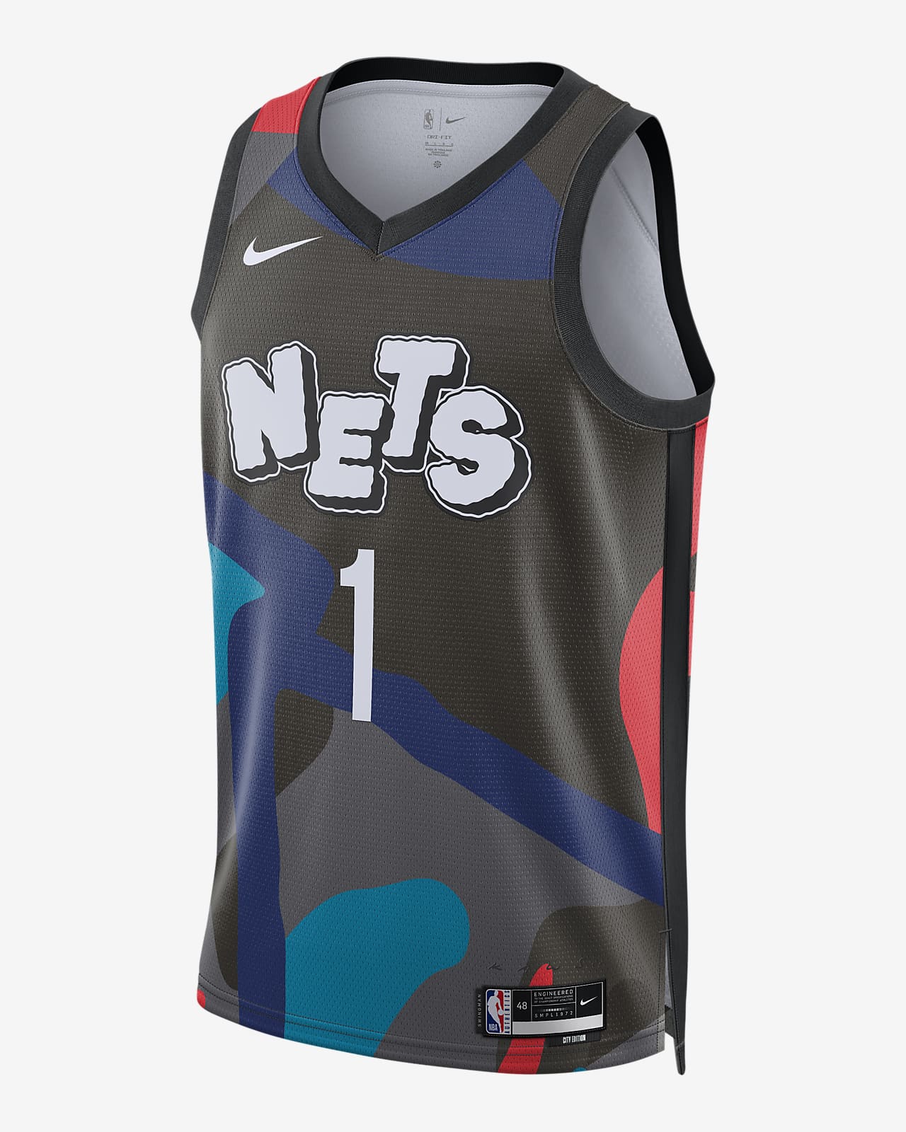 unisex Nike Mikal Bridges Black Brooklyn Nets 2023/24 Swingman Jersey - City Edition Size: Medium