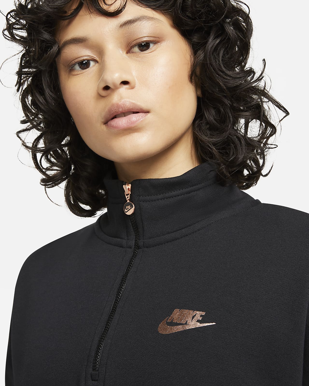 nike quarter zip fleece pullover
