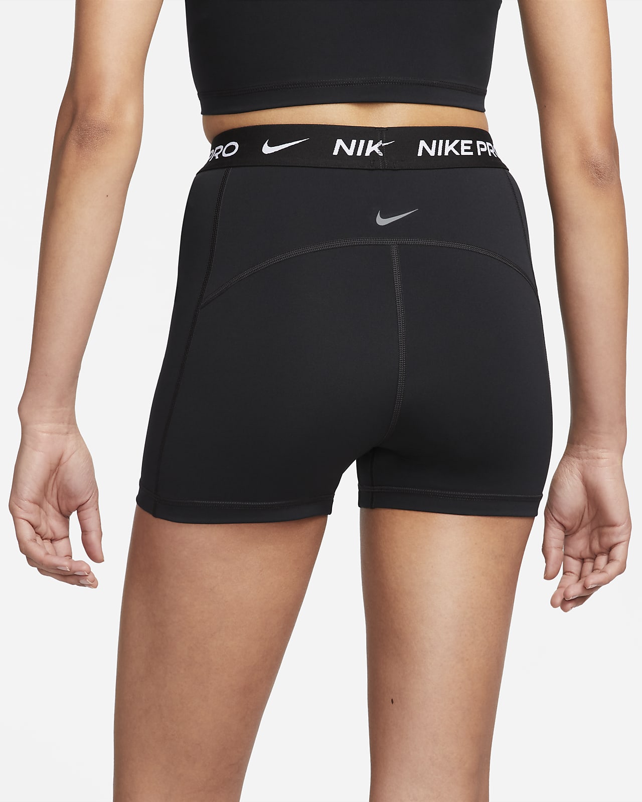 Nike Pro Dri-FIT Women's High-Waisted 8cm (approx.) Shorts. Nike LU
