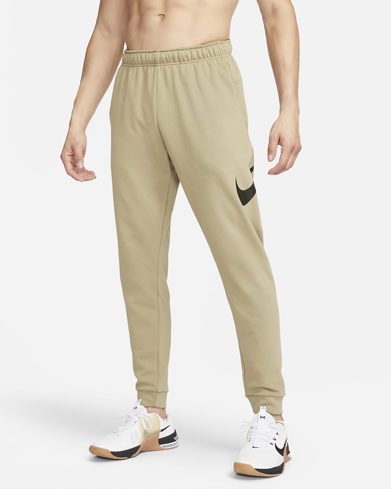 Nike Dry Mens DriFIT Taper Fitness Fleece Trousers Nike LU