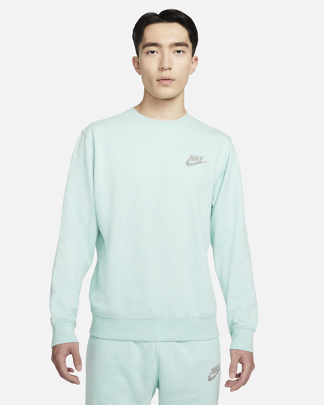 nike fleece crew
