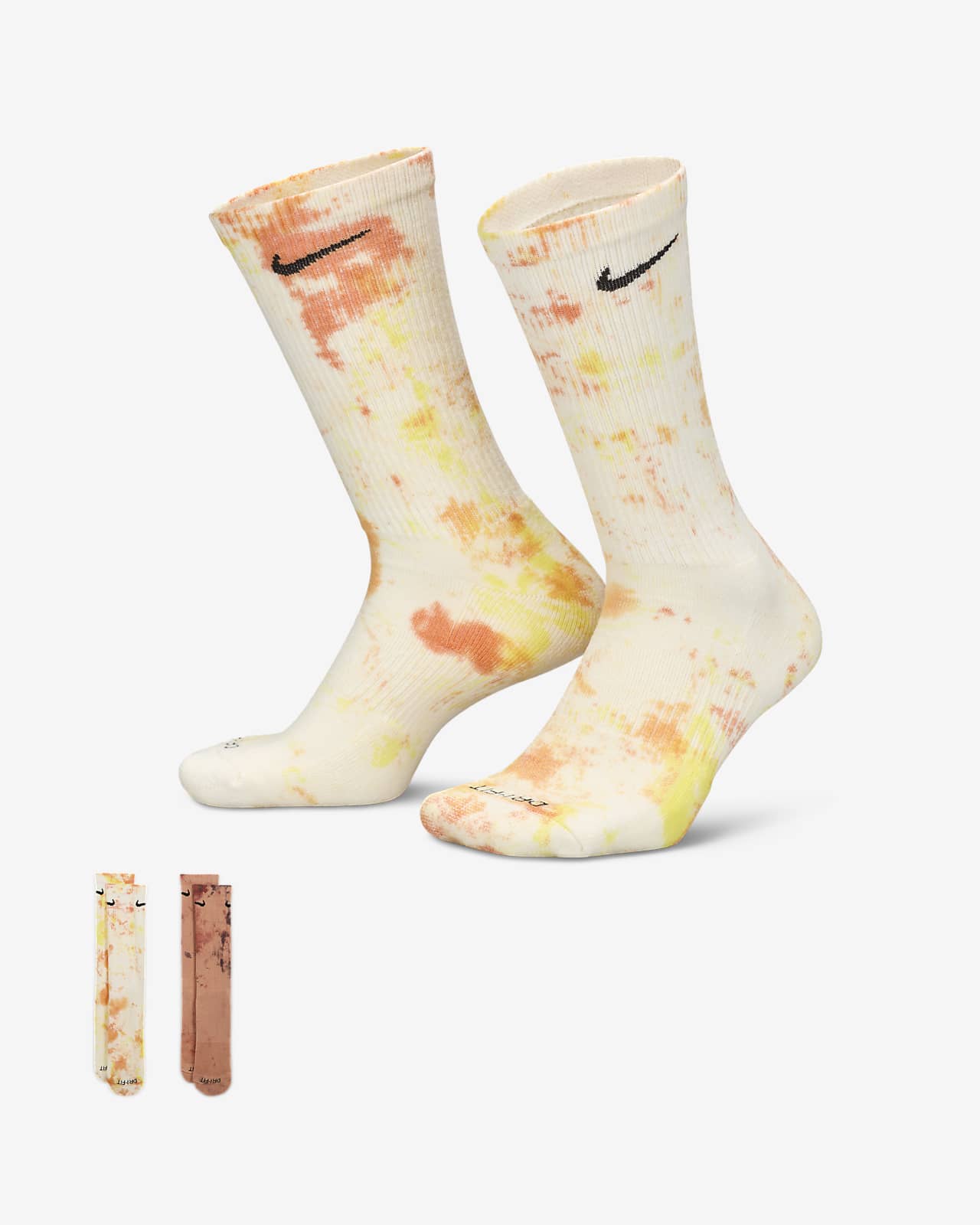 Nike Everyday Plus Cushioned 中筒襪 (2 雙)