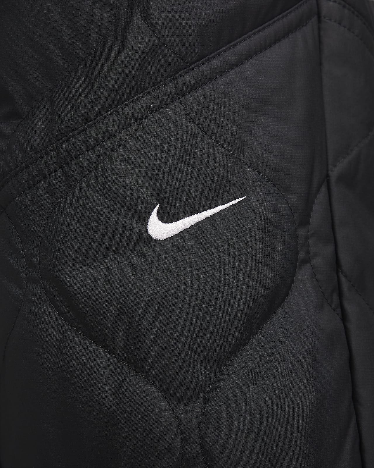 Nike Sportswear Essential Women's High-Waisted Open-Hem Quilted Trousers.  Nike CA