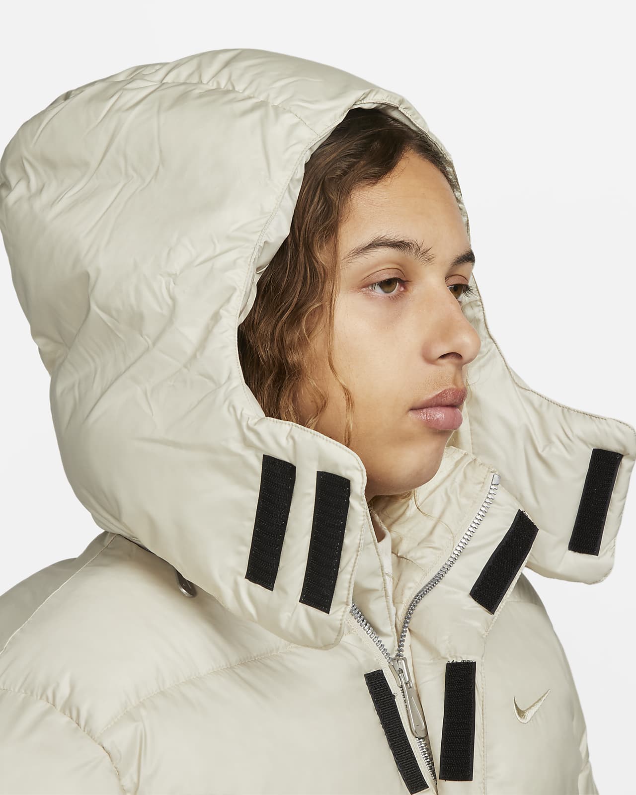 nike white puffer jacket men