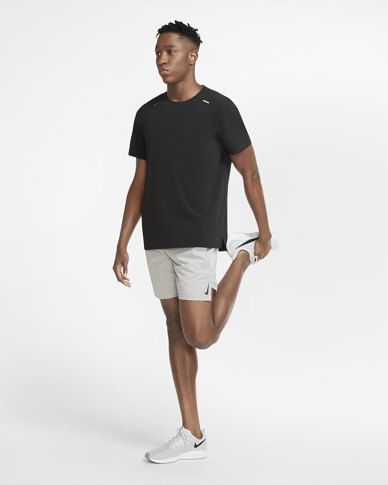 nike men's short sleeve running top