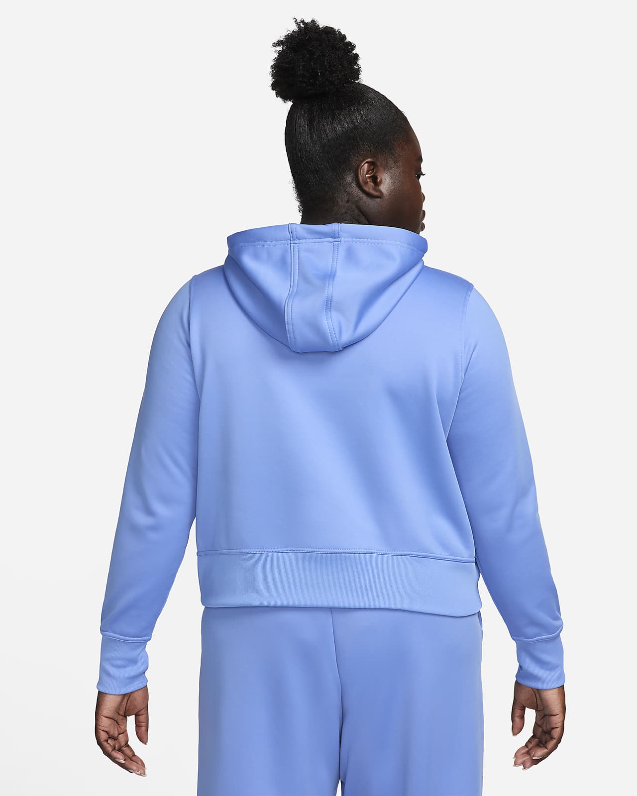 CARCOS Plus Size Hoodies for Women Solid Color Long Sleeve