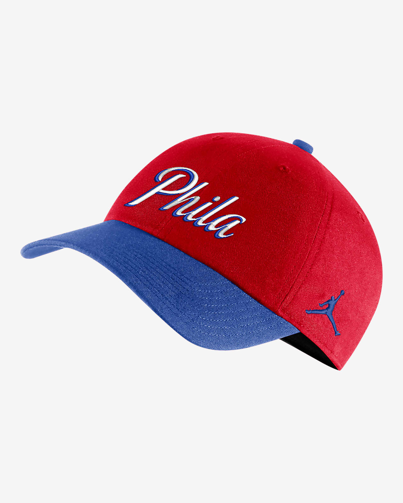 Lids Blank Full Court w/Colored Under Visor Fitted Cap