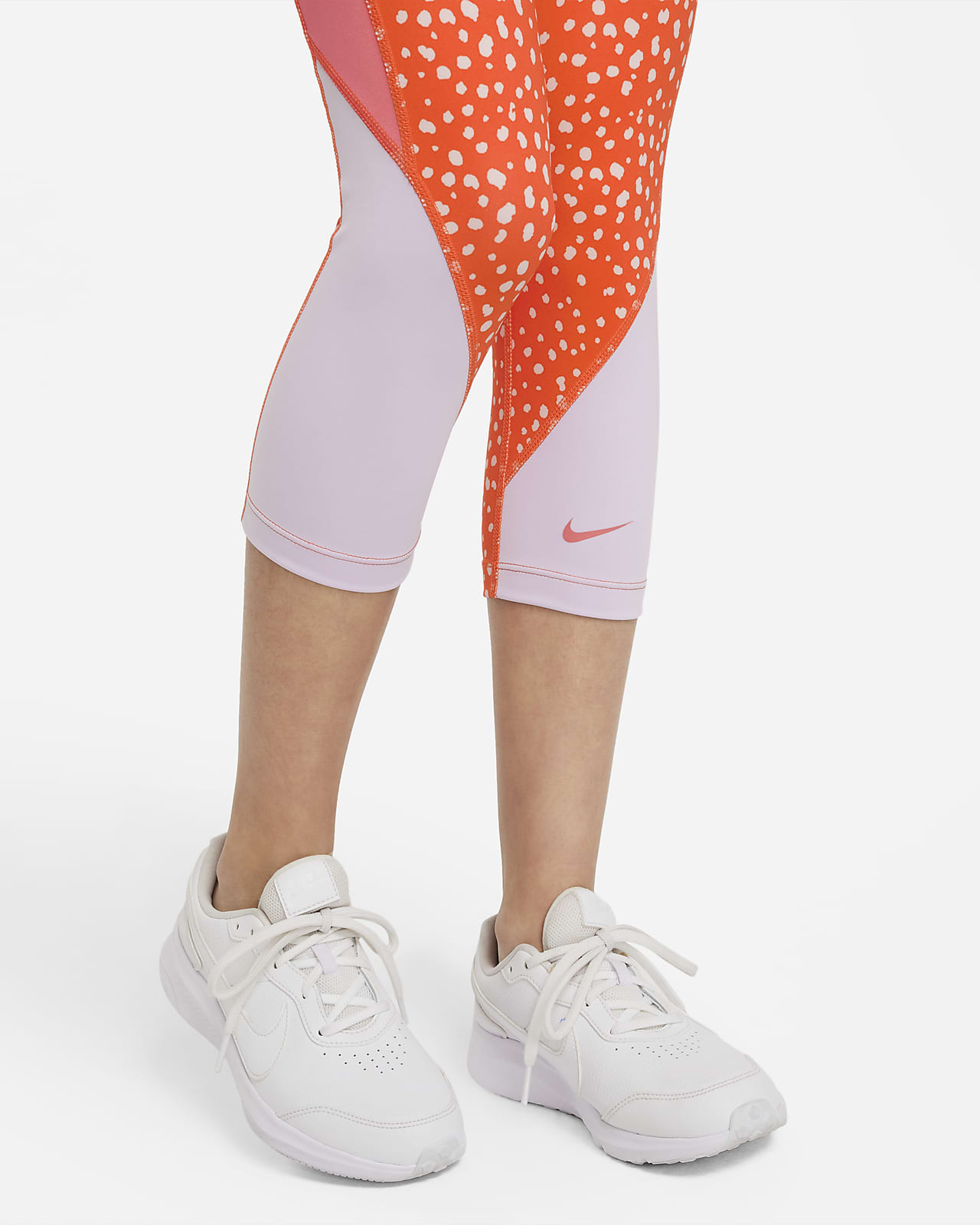 Nike Sportswear Dri Fit Oneri Leggings Orange 7-8 Years