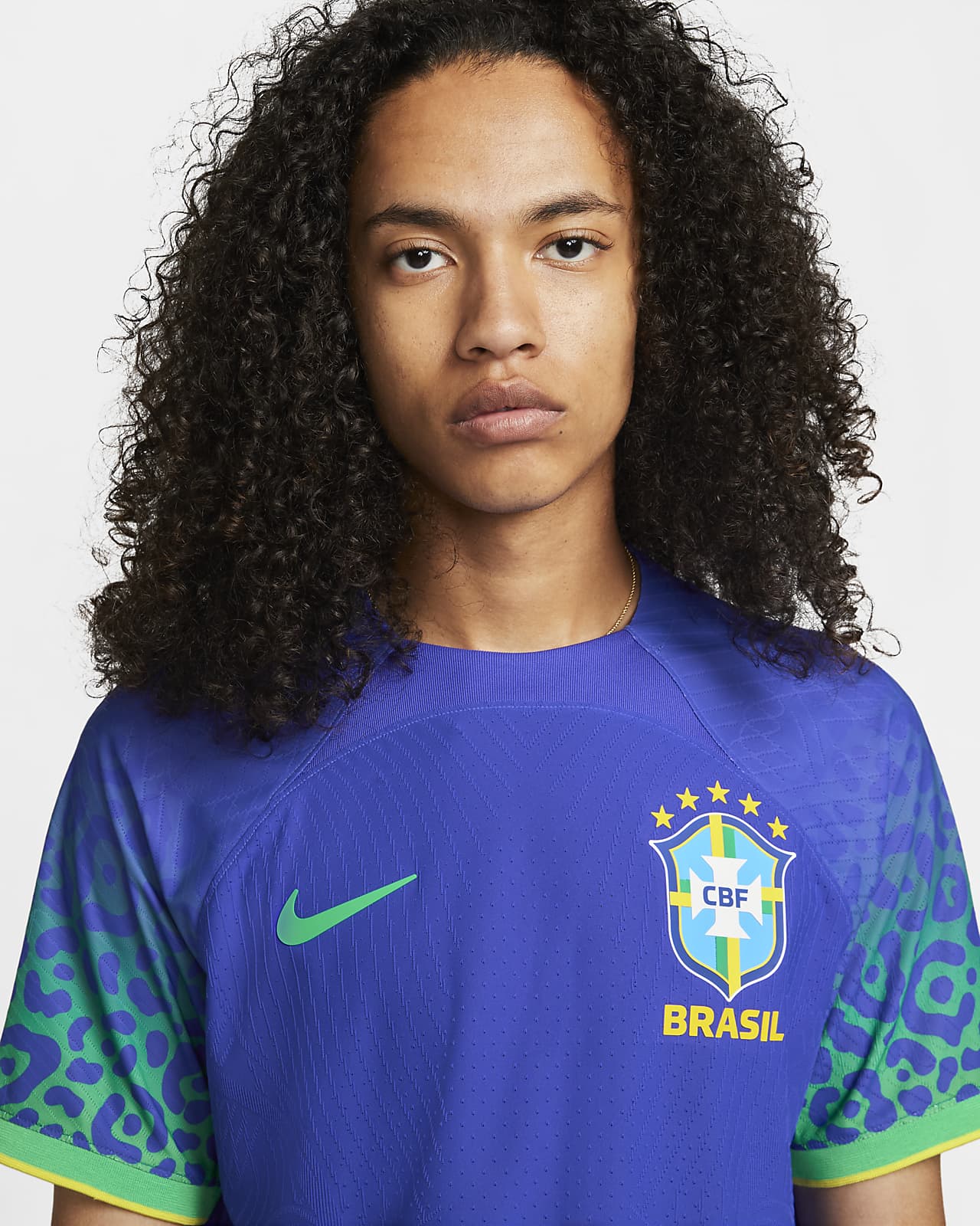 Fotbollströja Nike Dri-FIT Brasilien 2022/23 Stadium (bortaställ) för män