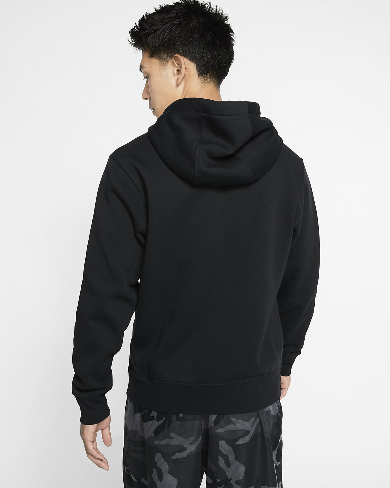 nike fleece black hoodie