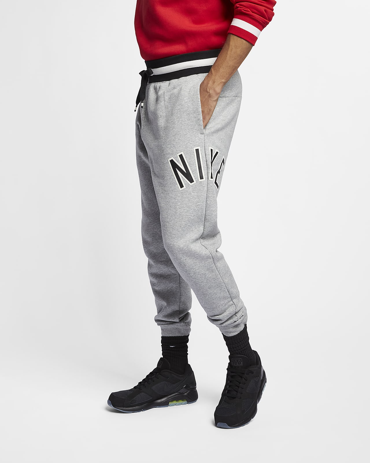 pantaloni nike uomo grigio