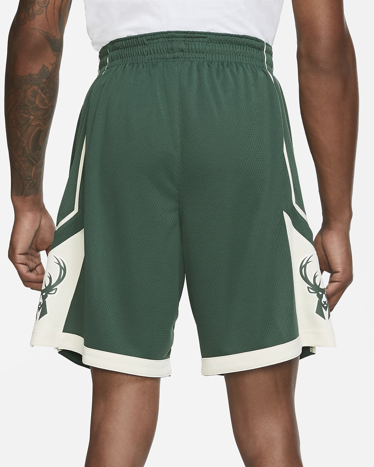 Milwaukee Bucks Icon Edition Men's Nike NBA Swingman Shorts. Nike.com