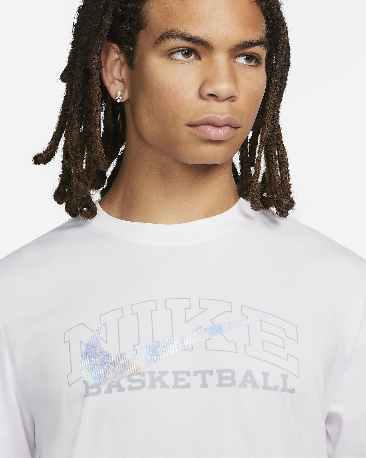 Nike Dri-FIT Swoosh Men's Basketball T-Shirt. Nike AT