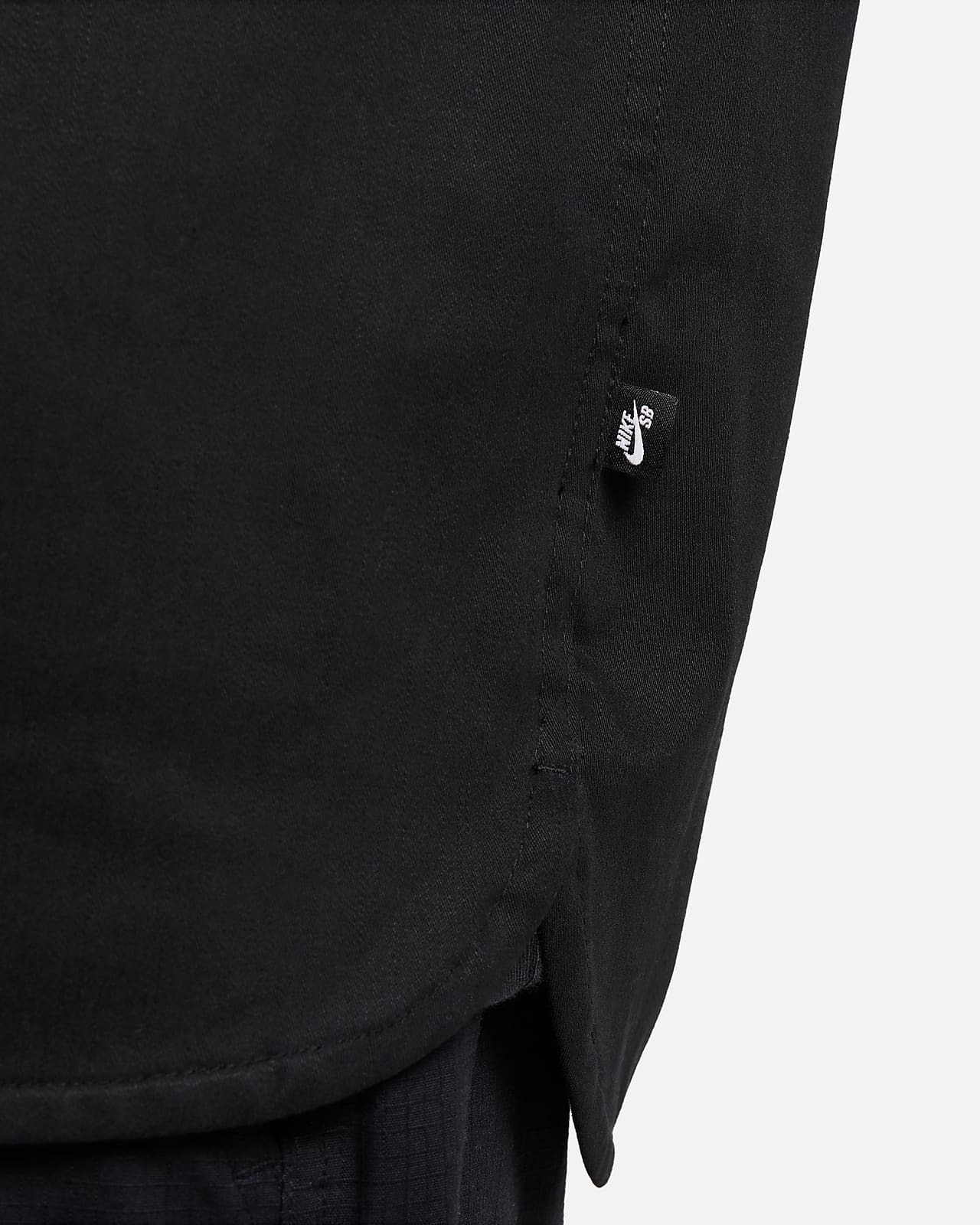 Nike SB Tanglin Woven Skate Button-Up Long-SleeveTop.