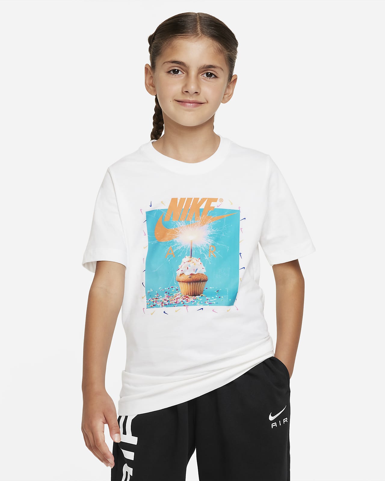 Bomulls-t-shirt Nike Sportswear för ungdom
