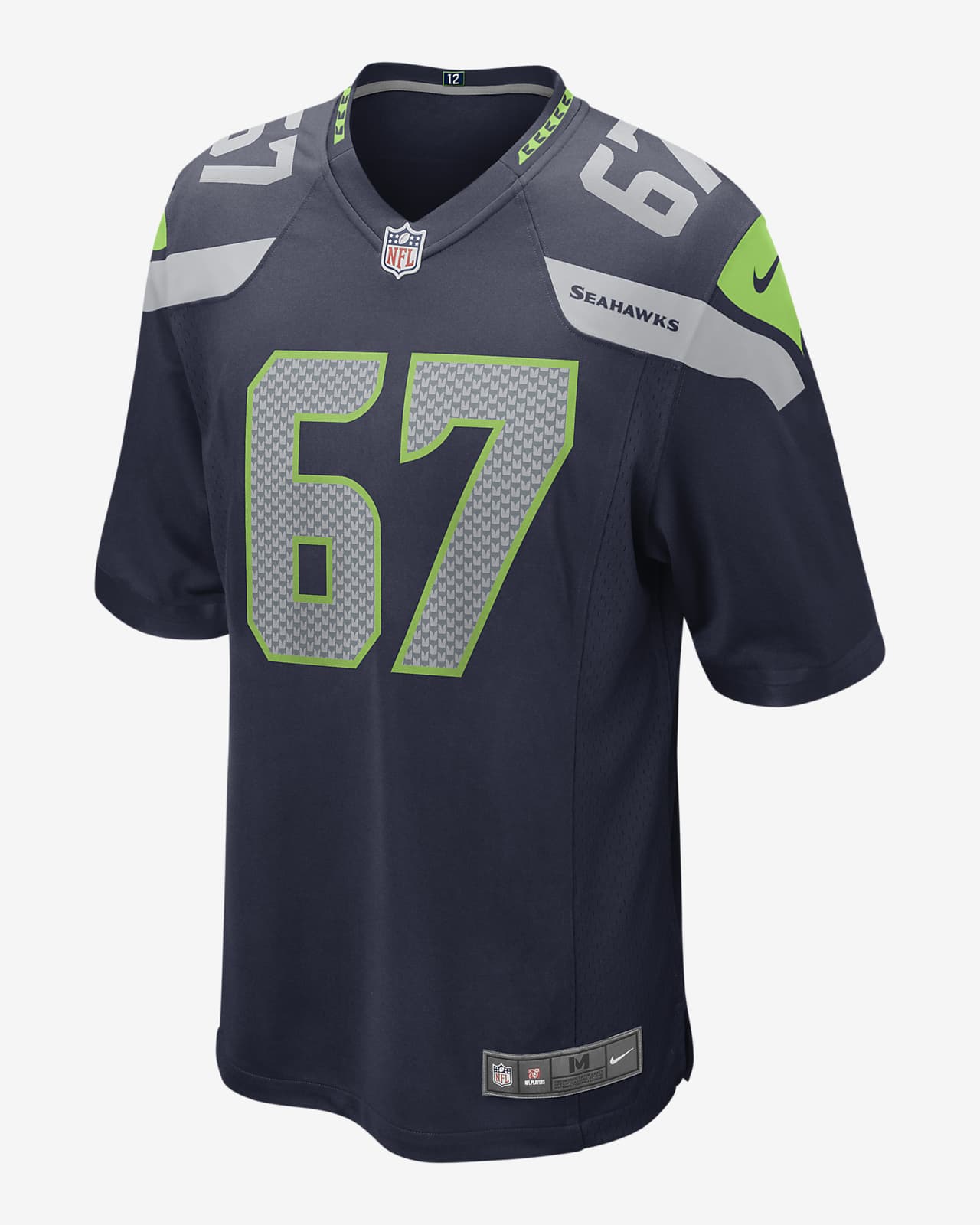 Nike NFL Seattle Seahawks Marshawn Lynch #24 Football Jersey