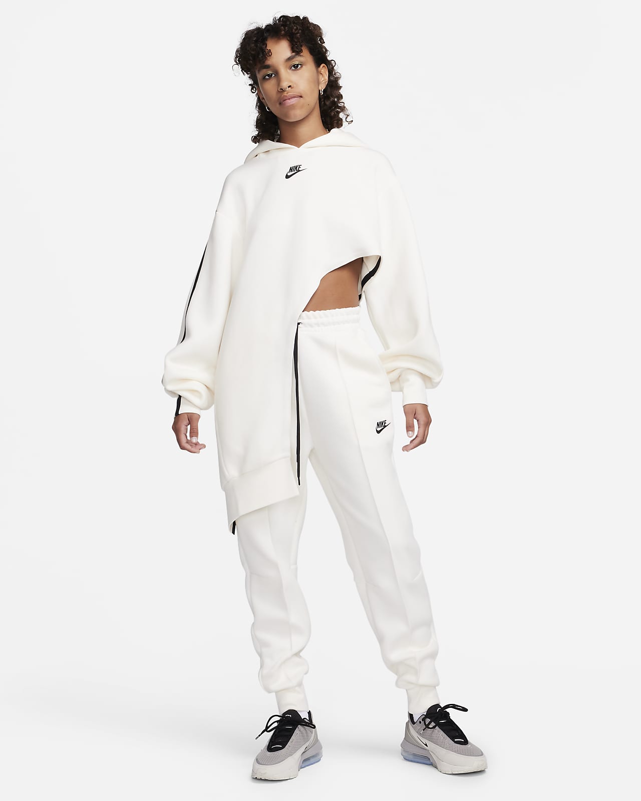 Nike outlet asymmetrical hoodie