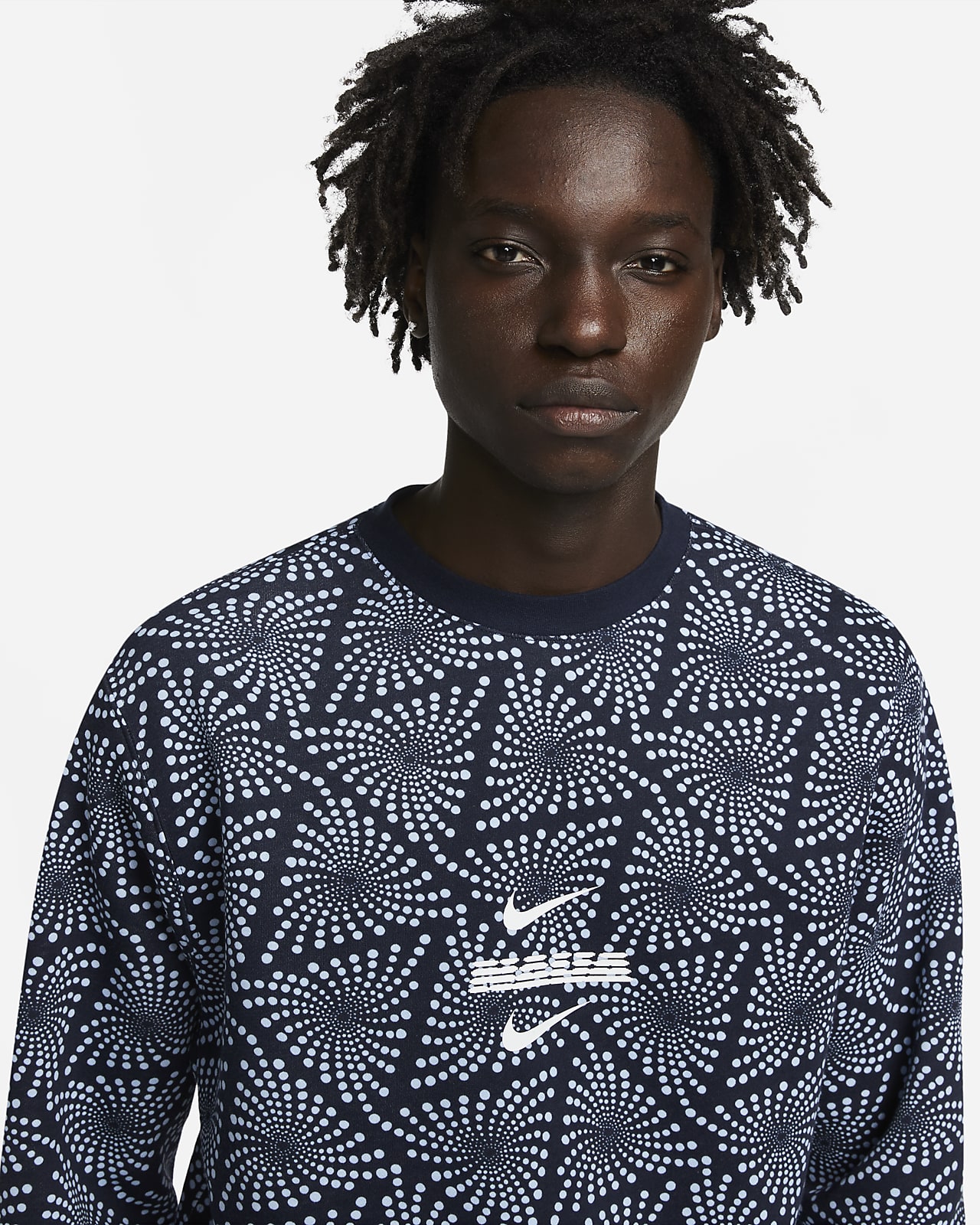 Nigeria Club Fleece Men's Crew-Neck Sweatshirt. Nike LU