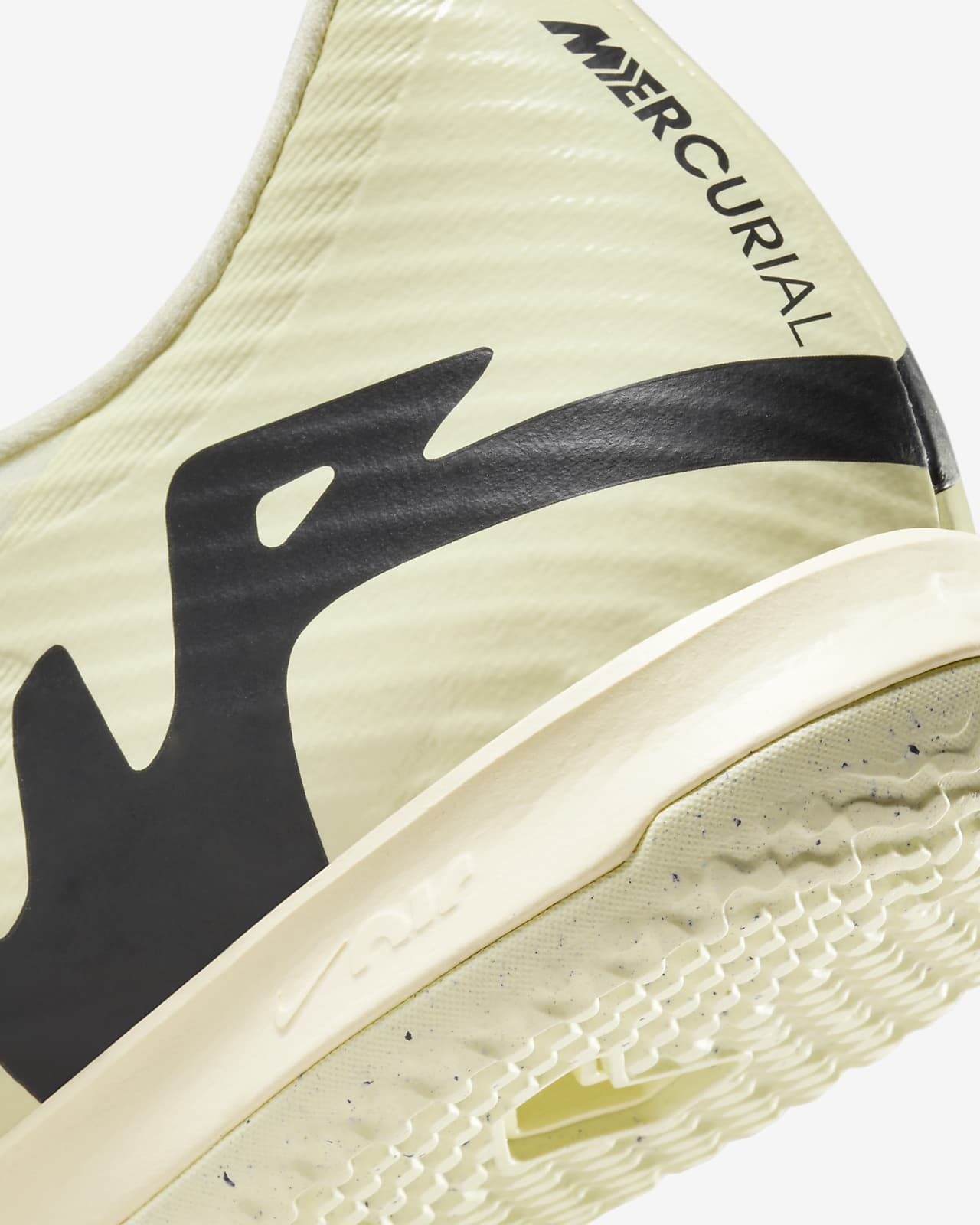 Nike Zoom Mercurial Vapor 15 Academy Sans Lacets Gazon Naturel Artificiel  Chaussures de Foot (MG) Enfants Turquoise Mauve Noir